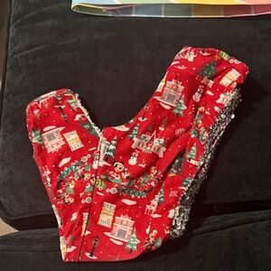 Disney Red Christmas Leggings for Kids w sequins!